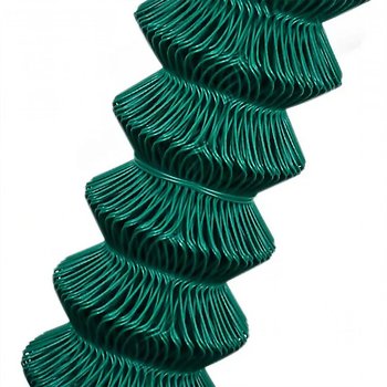 Malla Ciclónica Forrada DeAcero 1.25 x 20 M Calibre 12.5