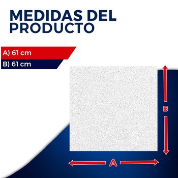 Plafón Ultima 1911 3/4 0.61X0.61M (12 PZA)