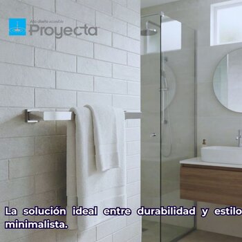 Toallero de Barra Proyecta Cromo Linea Quadratta QA-05