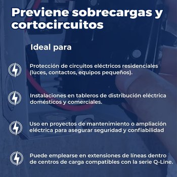 Pastilla 1 x 20 Amperes QD120