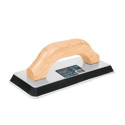 Llana de hule 9-1/2", espesor 5/8" acabado extra liso, Truper