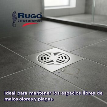 RESUMIDERO CUADRADO ANTICUCARACHAS 4X4 AC INOX