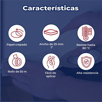 Cinta Mask Tape Byp 25 mm x 50 m CUG