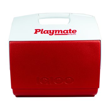 Hielera playmate Elite Igloo 16 QT 30 latas rojo y blanco