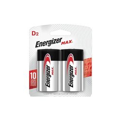 Pilas alcalinas D energizer max 2 pzs