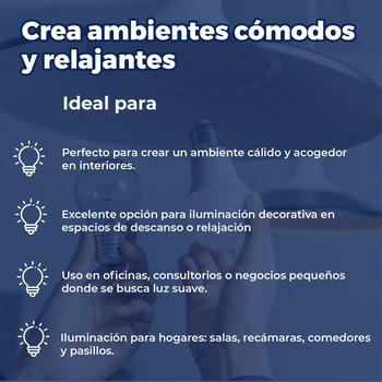 Foco Led A19 9 W 2700 K Estévez Luz Cálida