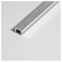 Uniperfil listelo 8 mm x 2.5 ml plata cepillado Uniperfil listelo 8 mm x 2.5 ml plata cepillado