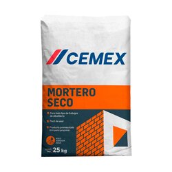 Mortero Seco Premezclado 25 Kg Cemex