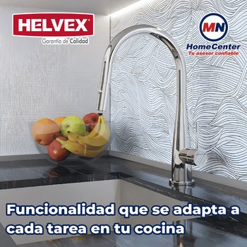 Llave Monomando Para Fregadero Cabezal movible 360° Helvex E-309