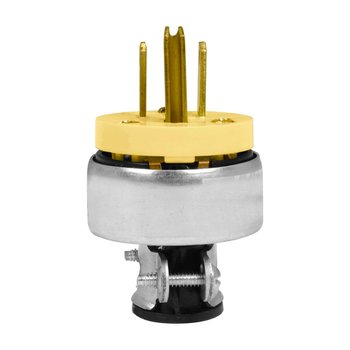 Clavija Blindada Volteck 2 Polos + Tierra Conector Macho