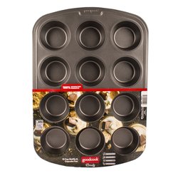 Molde antiadherente P/12 muffins