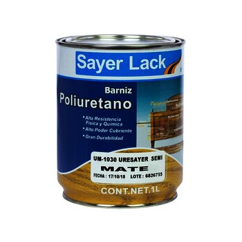 Barniz Poliuretano Uresayer Semi Mate 1 Lt