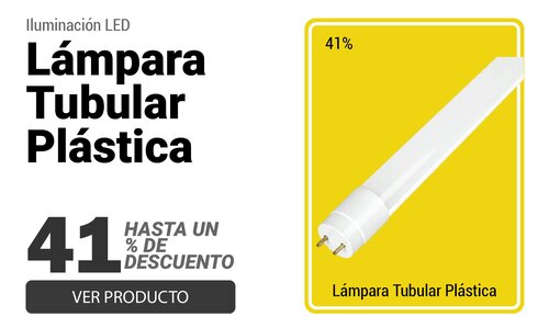 Lámpara Tubular Plástica Led T8 18w