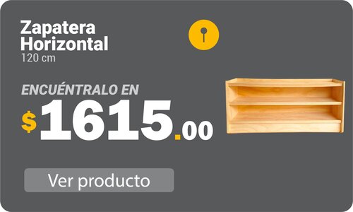 Zapatera Horizontal 120 cm