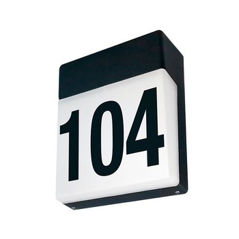 Luminario Led Números Sobreponer Muro Estevez