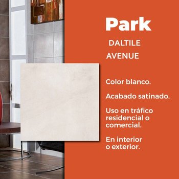 Azulejo Park Avenue Blanco Daltile 30 x 45 cm