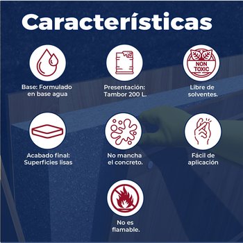 Desmoldante Acua Sika Base Agua 200 l