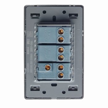 Placa 3 Apagador Lucek BP033MP