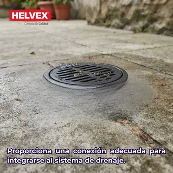 Coladera Helvex Rejilla Redonda con Campana 2514