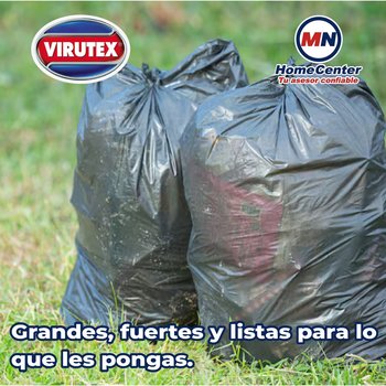 Bolsa de Basura Biorollo Virutex 80X110 CM 10 PZA