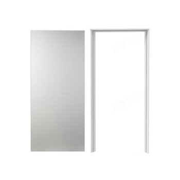 Paquete Puerta Lamina Lisa 80X2.13 MT Con Marco Metalico
