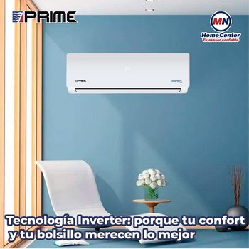 Minisplit Inverter Prime 1 Ton Solo Frio 220V