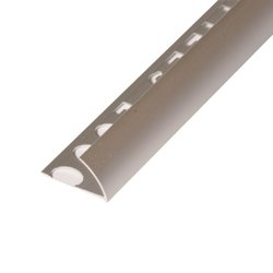 Uniperfil Alum Eurocanto Tiles 2000 12 mm x 2500 mm Plata Mate