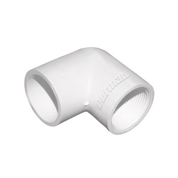 Codo PVC Hidráulico Cedula 40 Rosca Interior 90 x 19 mm ¾