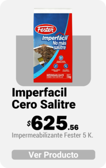 Impermeabilizante Fester Imperfacil Cero Salitre 5KG