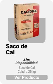 Saco de Cal Calidra 25 kg