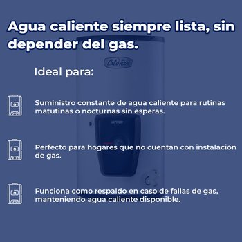 Calentador Depósito Eléctrico 40 L Calorex Vattium 120-127v