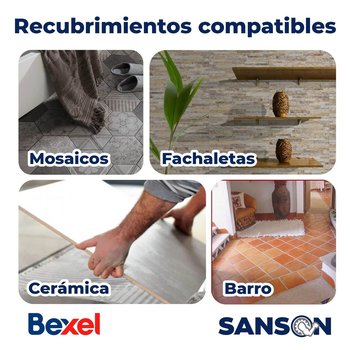 Adhesivo Sansón marca Bexel 20 kg Blanco