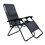 Silla gravity acero y tela gris