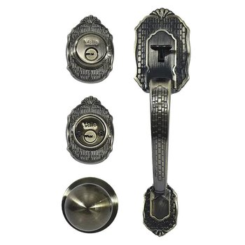 Cerradura de Gatillo Yale Verona Alta Seguridad Latón Antiguo