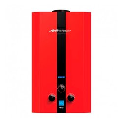 Calentador Paso 10 Lts Rojo Gas Lp Incluye Kit de Instalación