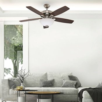 Ventilador de Cielo Tornado CoolFan Níquel 52 Pulgadas