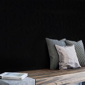 Muro Fachada Prisma Negro Daltile 30x45 cm