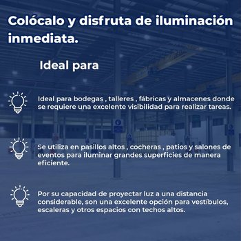 Foco Led Alta Potencia aksi 30 W Luz Blanca E27