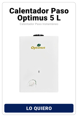 Calentador Paso Optimus 5 L