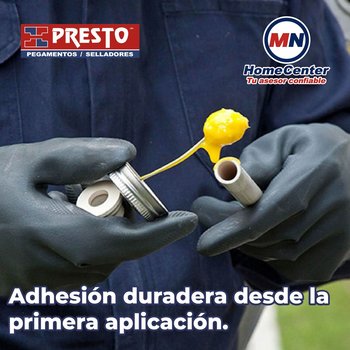 Pegamento Para CPVC Presto 237 ml Yellow Gold