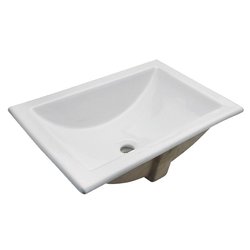 Lavabo Bajo cubierta Lv marcus Helvex Rectangular Blanco