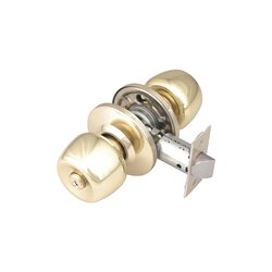 Cerradura Baño Phillips Brandy Wine Latón Brillante Cerradura Baño Phillips Brandy Wine Latón Brillante