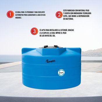 Cisterna Rotoplas Sin Equipo 5000 l