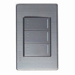 Placa 3 Apagadores Lucek BP10MP Placa 3 Apagadores Lucek BP10MP