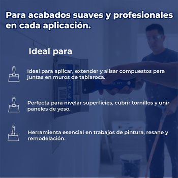 Espátula Acero Inoxidable Panel Rey 10 pulgadas