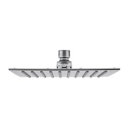 Regadera Chorro Fijo Helvex Cuadrada Ultra Plana H-3009