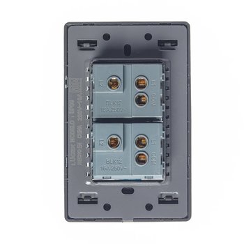 Placa 2 Apagadores Lucek BP09MP