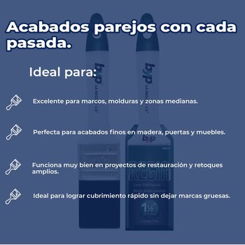 Brocha Byp de cerda natural La Regia 1½" pulgada