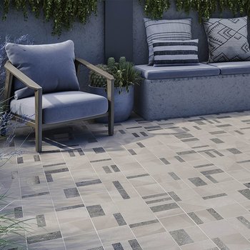 Piso Rockland gris Daltile 45x45 cm GRD1