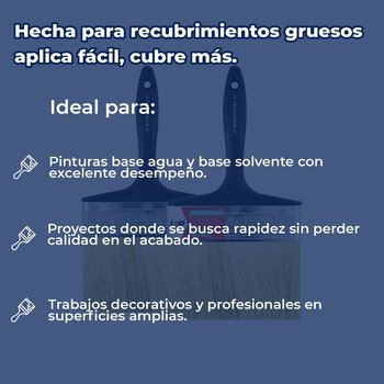 Brocha Byp la tradicional Ixtle 6” Pulgadas